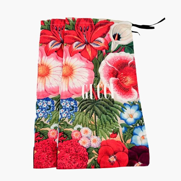 Gucci Princetown Horsebit Loafer Mule EU 36 US 6 White Multicolor Floral Canvas - Picture 12 of 12